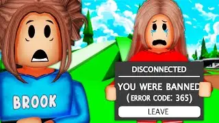 My Sister Got BANNED In Brookhaven RP!