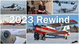 Rewind 2023 | Compilation of all my flights and trips in 2023