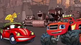 Вспыш и чудо машинки  Хищные машинки играем в мультик     СофиГоу