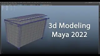 How to Create 3d Garbage Bins in Maya 2022 
