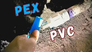 How to connect pex near water meter