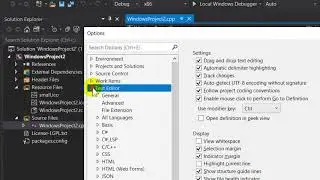 How to Enable the display of line numbers in Visual Studio