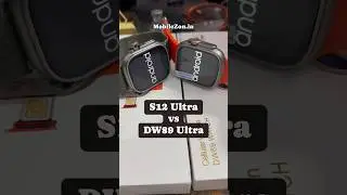 S12 Ultra vs DW89 Ultra 4G 5G Smart Watch Boot Time Comparison  