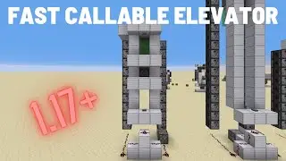 How To Build A Fast Callable Elevator In Minecraft Java 1.20 +!