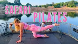 Pilates in the Great Outdoors | 55 Minute Serious Leg Workout No Equipment