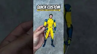 Custom: Deadpool Wolverine- Wolverine (ZD Toys Body & Marvel Legends Logan Head Sculpt) 