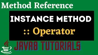 Instance method reference in java8 | method reference in java with examples | java8 new features