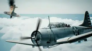 Aircraft ww2 dogfight, CGI cinematic / UE 5 3D Animation