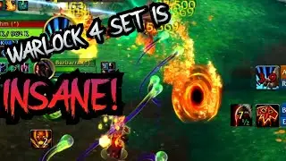 WARLOCK 4 SET IS INSANE!!! FLAME RIFT BLASTING AFTER BUFFS!