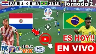 Paraguay vs. Brasil en vivo, donde ver, a que hora juega Paraguay vs. Brasil Copa América 2024 hoy