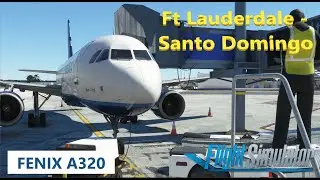 Fenix A320-200 | Ft Lauderdale -Santo Domingo | KFLL - MDSD | Vatsim