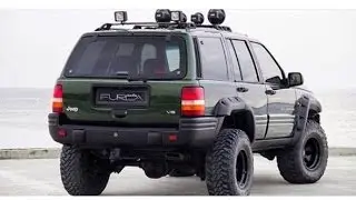 Installation of bushwackers on Jeep Grand Cherokee ZJ.
