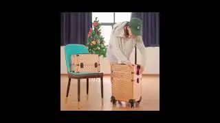 Бьюти- кейс ,чемодан мастера для косметики на колесах большой розовое золото