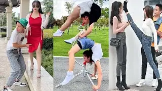 Cute Couple Goals: Love & Funny ❤️ Street Moments P