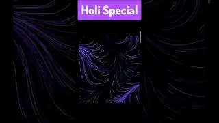 Holi Special Colours Flow Field Using Html5 Canvas and JavaScript || Coding Status #holispecial