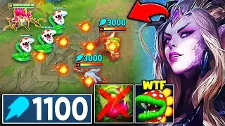 WHEN ZYRA HAS 1100 AP, SHE SPAWNS LITERAL PIRANHA PLANTS! (THEY ONE SHOT YOU)