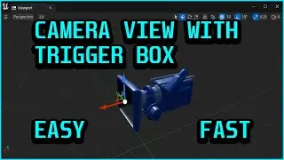 Change CAMERA with triggerbox SUPER EASY Unreal engine 5