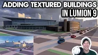 Replacing Lumion Open Street Map Buildings with TEXTURED MODELS from SketchUp!