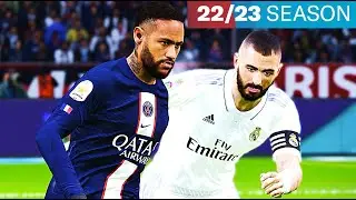 NEYMAR vs REAL MADRID // PES 2023 MOD SEASON 22/23