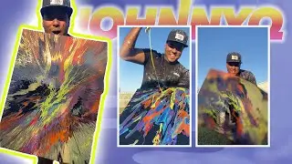 Spin Art Painting With A Drill! #Shorts #YouTubeShorts