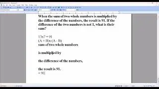 Math Olympiad Contest Problems for Elementary and Middle Schools # 143