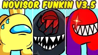 FNF VS Novisor V3.5 + Cutscenes (Remastered Update) | FNF MOD/Among Us | Friday Night Funkin