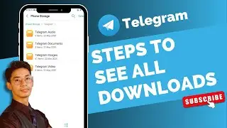 How to See Downloads in Telegram !