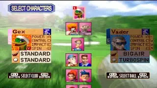 Hot Shots Golf 2 (Everybody's Golf 2) All Characters [PS1]