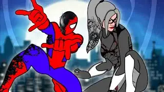 Spider man & Black cat VS Venom