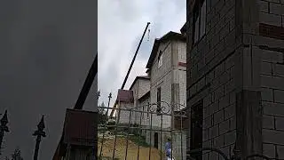 Установка второго креста на купол в церкви на Больших Дворах