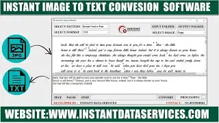 Convert Image to Text using Application | Image to Notepad Conversion