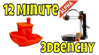 12 Minute 3DBenchy on Prusa Mini