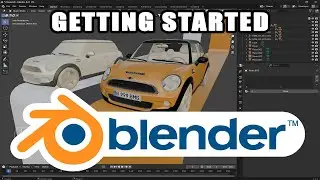 Getting started within Blender - Mini Cooper scene