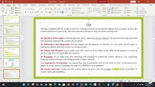 Research types, language, elements, and writing strategies II Private Batch II