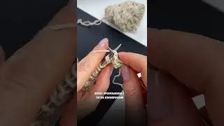 АЖУРНЫЙ УЗОР СПИЦАМИ 