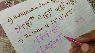 Important Mcqs class 8 Exponents and powers