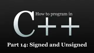 How to program in C++ #14 - Signed and Unsigned