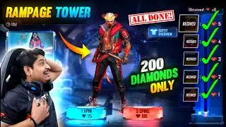 RAMPAGE LEGENDARY BUNDLE EVENT FREE FIRE | RAMPAGE ASCENSION EVENT SPIN l RAMPAGE TOKEN TOWER EVENT