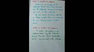 computer networks interview question and answer|| IP address