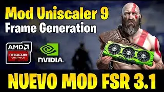 ✅ FSR 3.1 FRAME GENERATION (OFICIAL) vs MOD UNISCALER 9 🔴 ¿CUAL ES MEJOR? 🔴