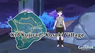 Kid Kujirai - Koseki Village, Seirai Island | Genshin Impact