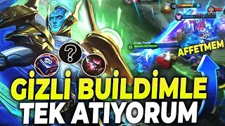 BU KADRO YENİLMİYOR !! GİZLİ BUİLDİMLE TEK ATIYORUM /w Porkatal Jin Rank | Mobile Legends