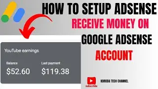How To Receive Payment Through Google AdSense - Google AdSense Payment Setup 2025