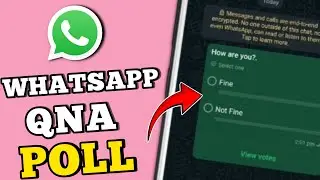 How to make a WhatsApp poll | How to create voting poll in WhatsApp | QNA Poll on WhatsApp