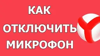 Как отключить микрофон и камеру в Яндекс Браузере 2021