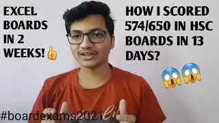 How to score well in board exams 2021 in two weeks!😱😱 