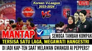 INI BARU MANTAP❗Megawati Di Jadikan Kap-ten Di Laga Melawan Gwangju AI Peppers❓