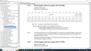 ArmAsmEditor: STM32 на Ассемблере: Прерывания микроконтроллера STM32, модуль EXTI, Видео 23