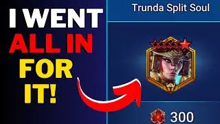 TRUNDA 6 STARS BLESSING! OneShot Every Hydra Head Now?? (DamageTest & Builds) Raid Shadow Legend