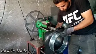 Making Metal 3-Way Air Duct /How Is Made